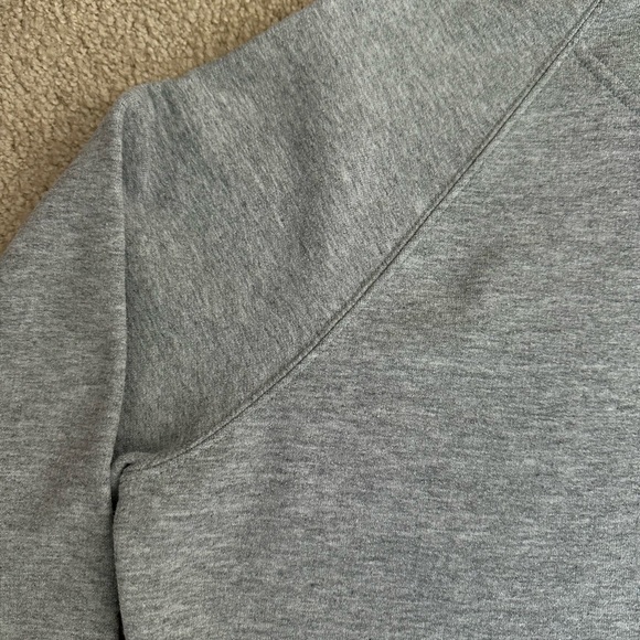 Women’s Small Champion Hoodie Sweatshirt In Gray with blue and red champion word - Picture 8 of 16